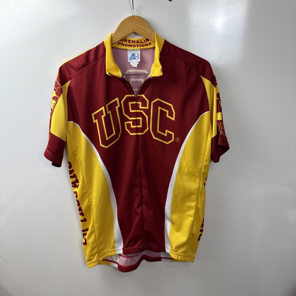 USC Trojans Cycling Jersey Mens XL Adrenaline Promotions Bike Shirt NCAA